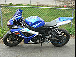 2006 Suzuki GSX-R750 sportbike in great condition w/extras-left-jpg