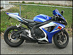 2006 Suzuki GSX-R750 sportbike in great condition w/extras-jpg